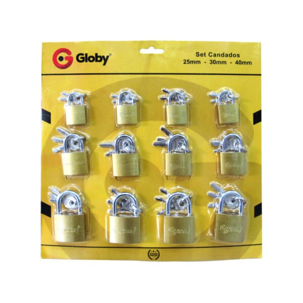 CANDADOS SET(25mm, 30mm, 40mm) SDC25 30 40