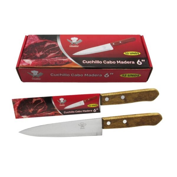 CUCHILLO CABO MADERA DE 6 YES 1076