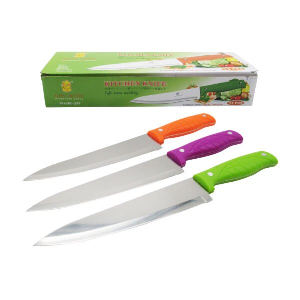 CUCHILLO CABO PLASTICO COLORES SURTIDOS DE 8 HR 233