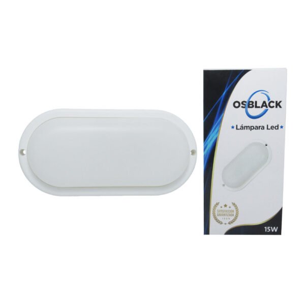 LAMPARA LED OVALADA DE 15W 15W OVALADA