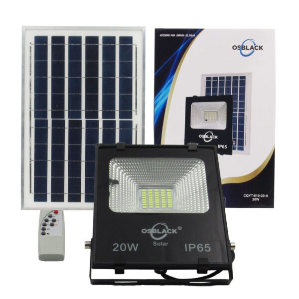 LAMPARA LED SOLAR DE 20W CQYT 810 20 A