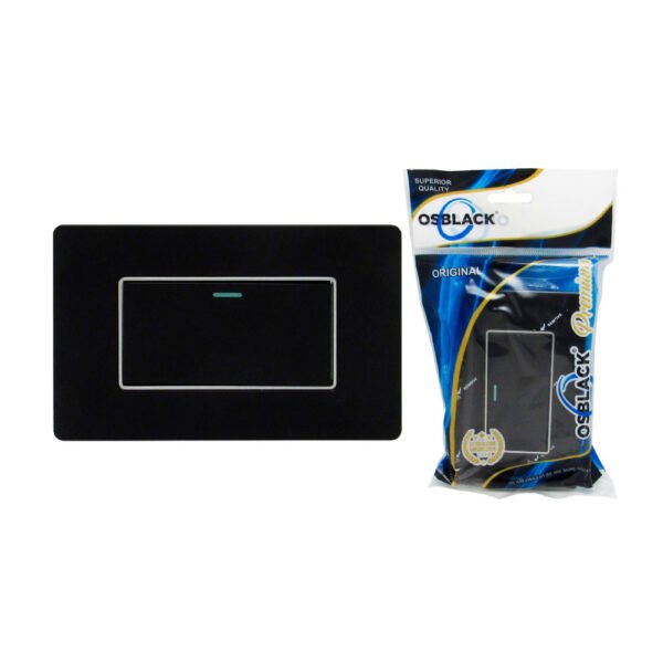LPN INTERRUPTOR DE INCRUSTRAR NEGRO SENCILLO V1100