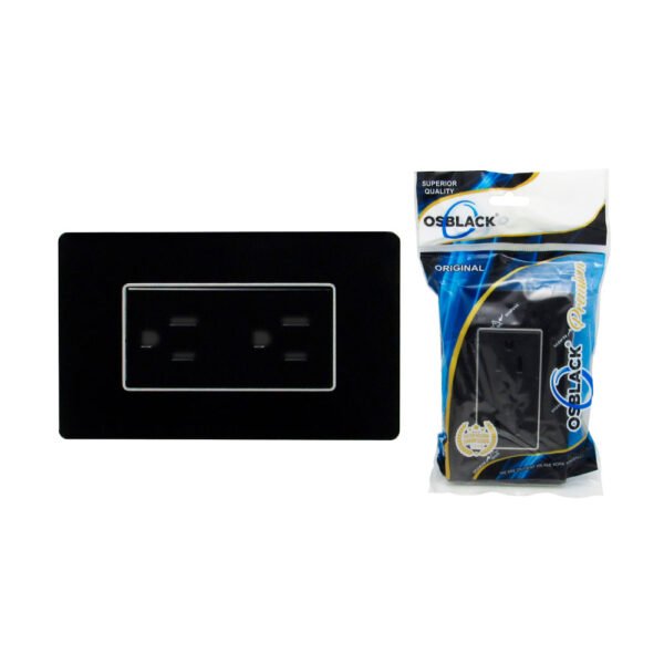 LPN TOMACORRIENTE NEGRO DOBLE V1206