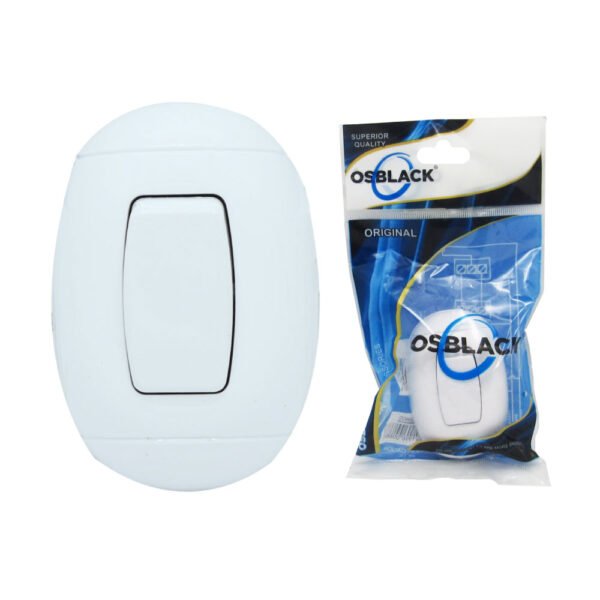 LS INTERRUPTOR TIPO HUEVO SENCILLO BLANCO V100 BLANCO