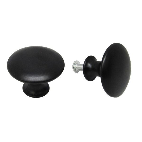 MANIJA BOTON LISO NEGRO MATE ML 18323
