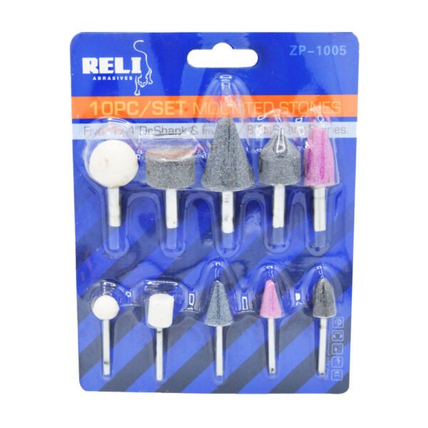MOTORTOOL SET DE PIEDRAS PULIDORAS ZP 1005