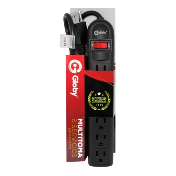 MULTITOMA NEGRA 6 SALIDAS WP6