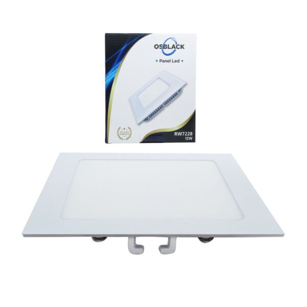 PANEL LED CUADRADO INCRUSTAR DE 12W RW7228 12W 6400K