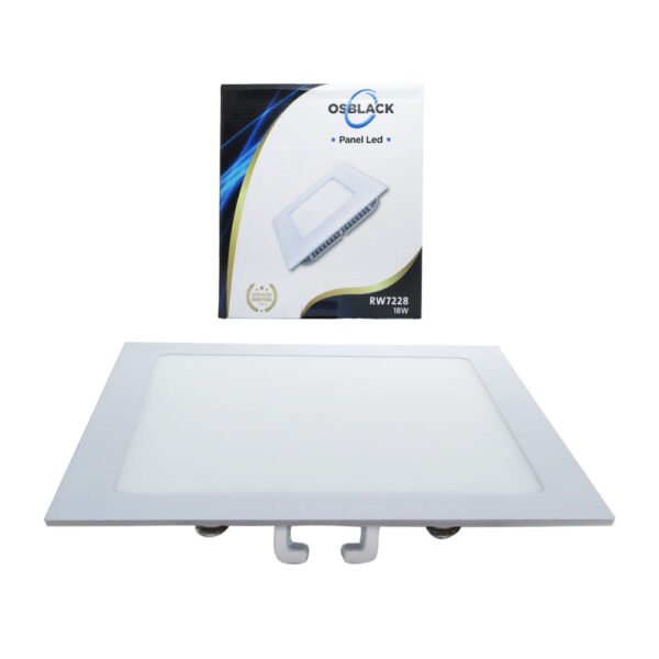 PANEL LED CUADRADO INCRUSTAR DE 18W RW7228 18W 6400K