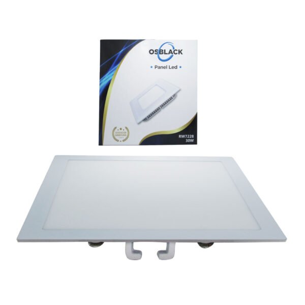 PANEL LED CUADRADO INCRUSTAR DE 30W RW7228 30W 6400K