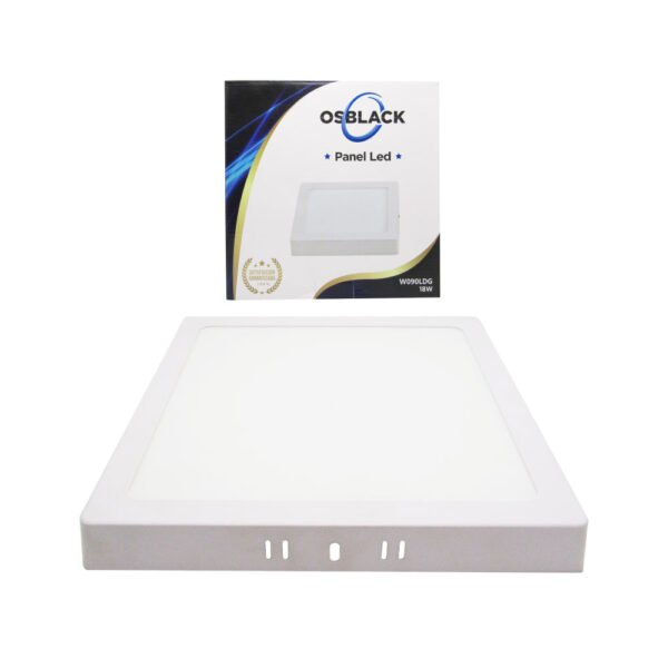 PANEL LED CUADRADO SOBREPONER DE 18W W090LDG 18W 6400K