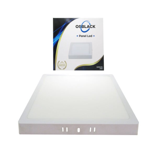 PANEL LED CUADRADO SOBREPONER DE 24 W090LDG 24W 6400K