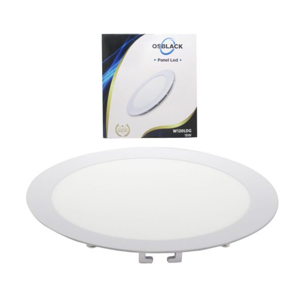 PANEL LED REDONDO INCRUSTAR DE 18W W120LDG 18W 6400K