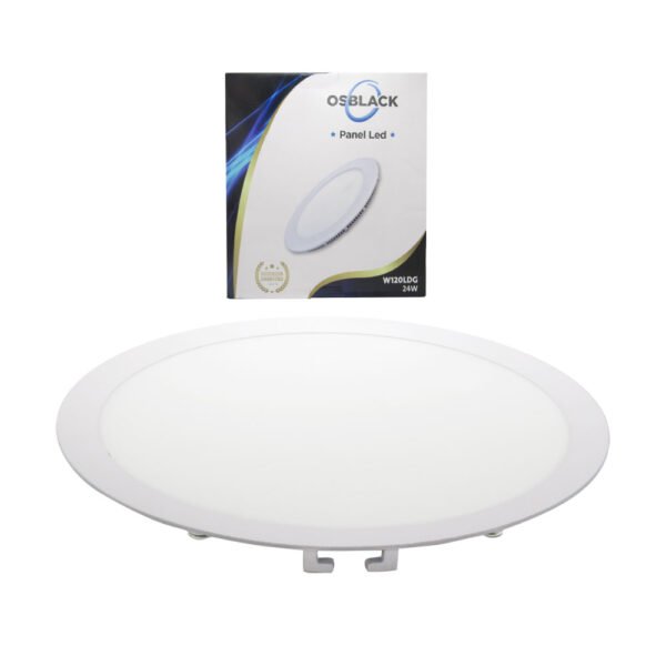 PANEL LED REDONDO INCRUSTAR DE 24W W120LDG 24W 6400K