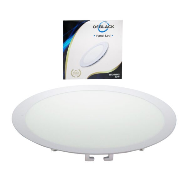 PANEL LED REDONDO INCRUSTAR DE 30W W120LDG 30W 6400K