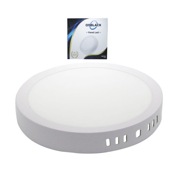 PANEL LED REDONDO SOBREPONER DE 24W RW7225 24W 6400K