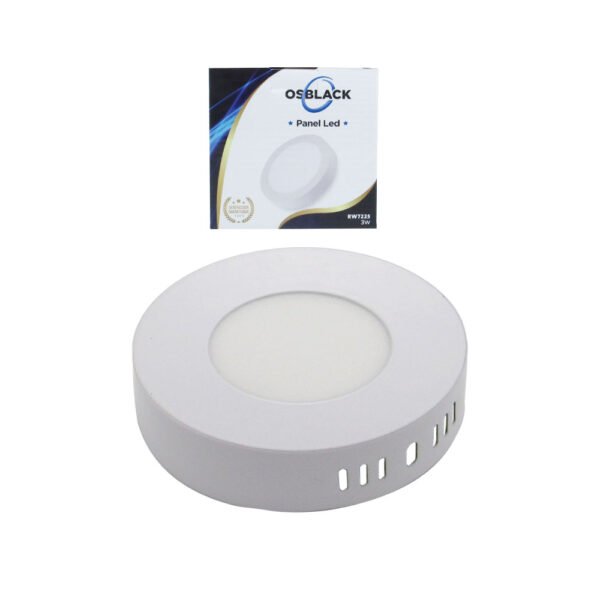 PANEL LED REDONDO SOBREPONER DE 3W RW7225 3W 6400K