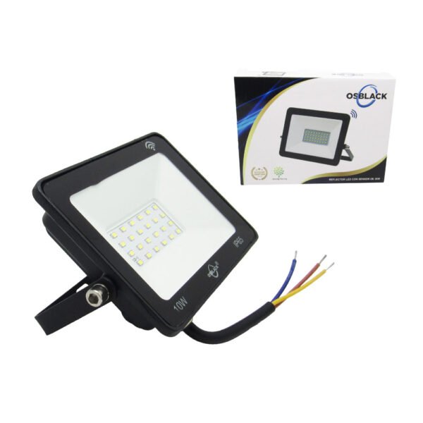 REFLECTOR LED CON SENSOR DE 10W W T6004 3 10 SENSOR