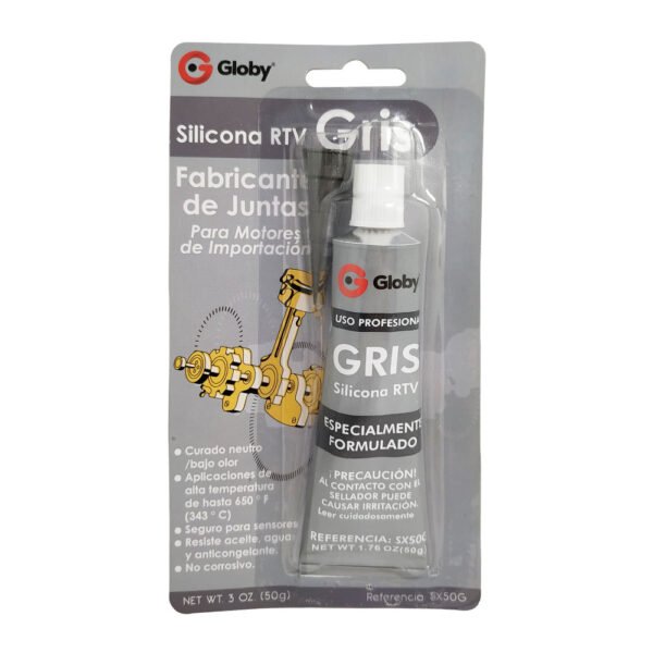 SILICONA DE 50 GRAMOS GRIS SX50G