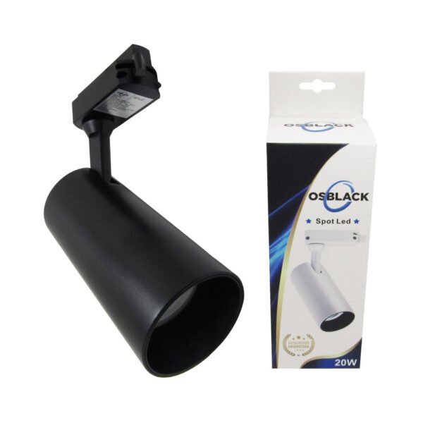 SPOT LED 20W NEGRO GD142 NEGRO