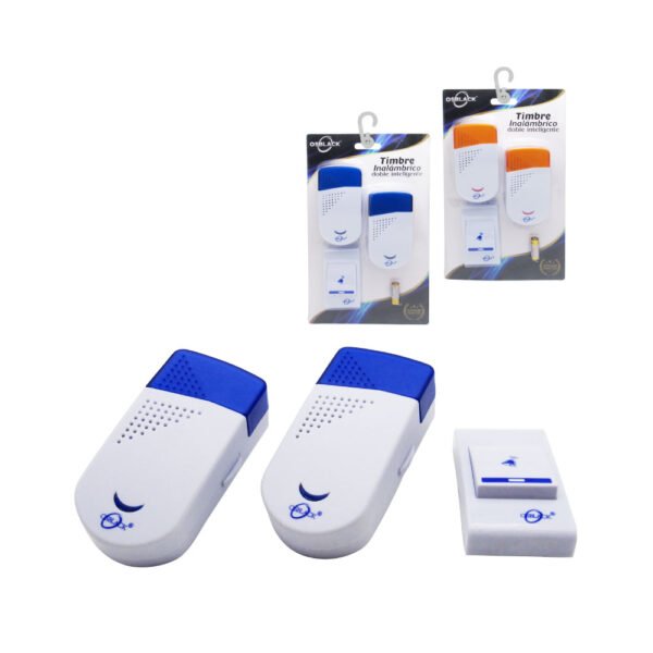 TIMBRE INALAMBRICO DOBLE U38 2P DOBLE